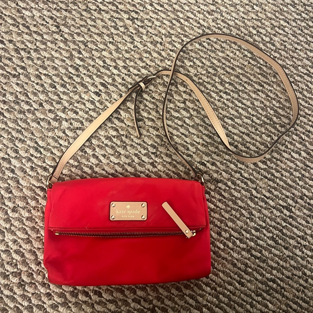 Kate Spade Vibrant Red Crossbody Bag